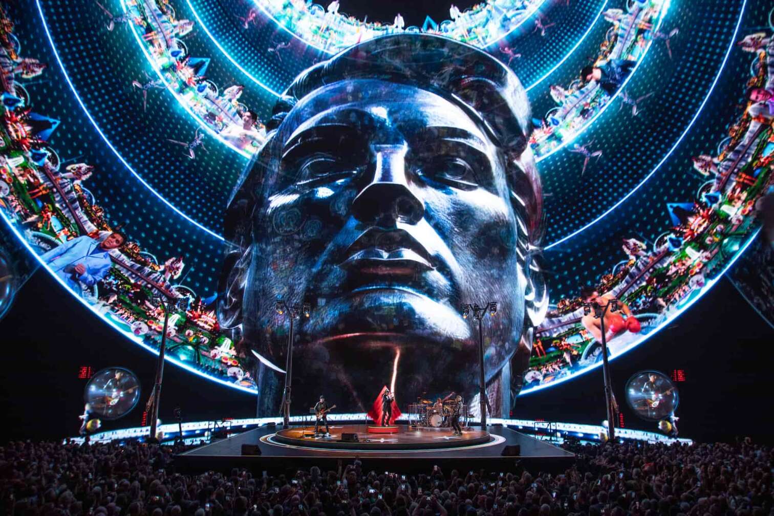 Foto des Konzerts von U2 live at The Sphere in Las Vegas