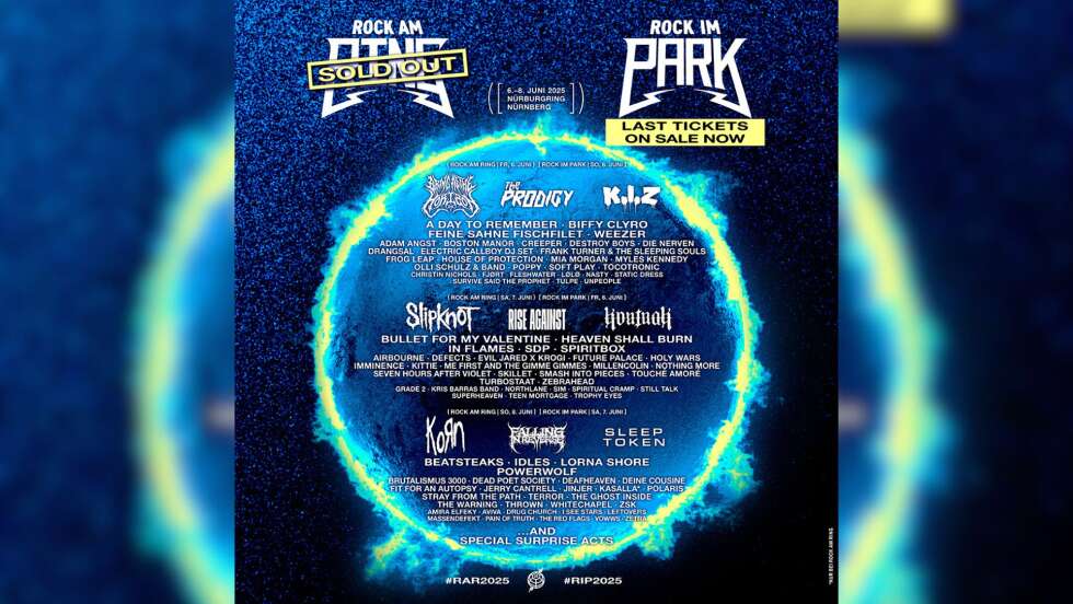 Rock im Park 2025: Das Timetable ist da!