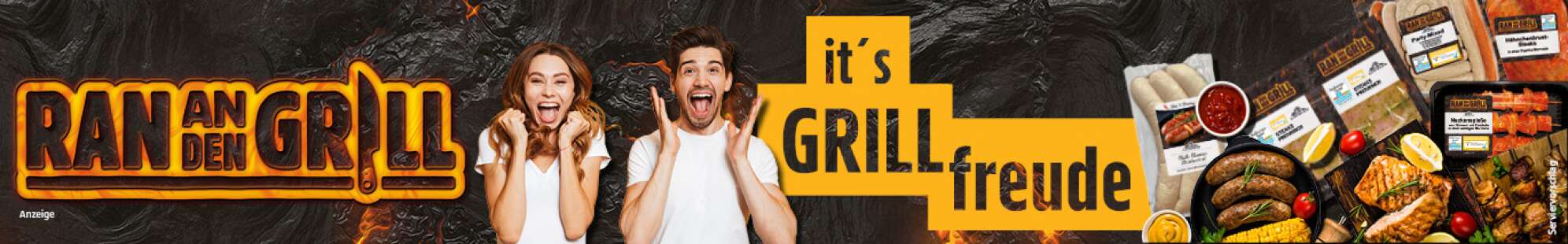Anzeige von EDEKA Fleischwerk Nord: It's Grillfreude - Ran an den Grill!