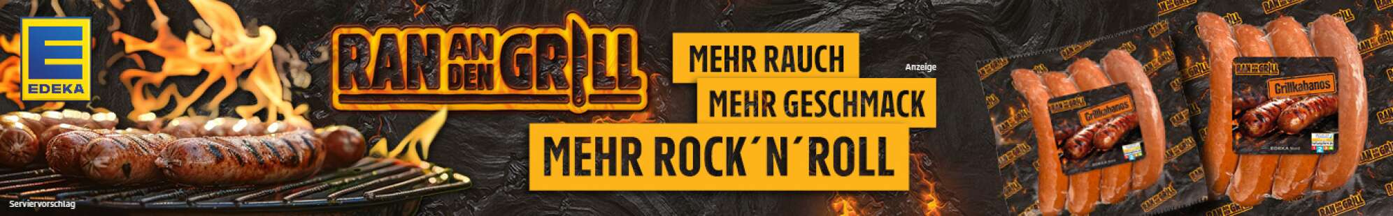 Anzeige von Edeka: Ran an den Grill!