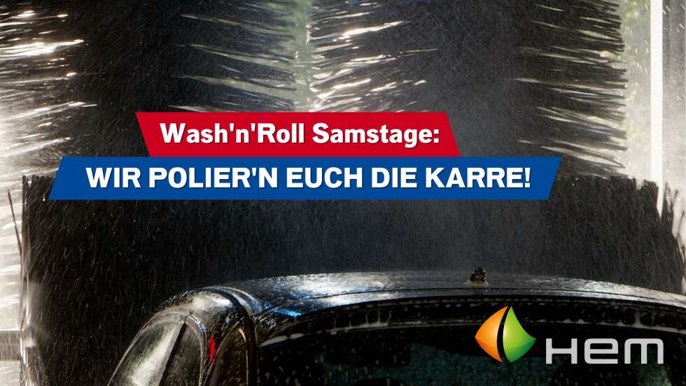 Wash‘n‘Roll Samstage: Wir polier'n euch die Karre!