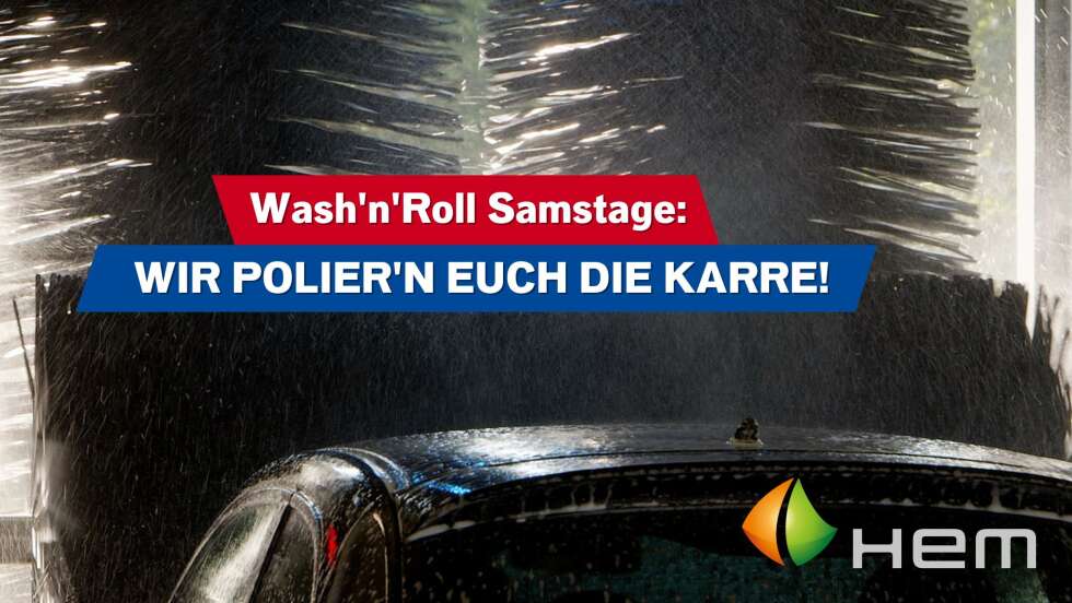 Wash‘n‘Roll Samstage: Wir polier'n euch die Karre!