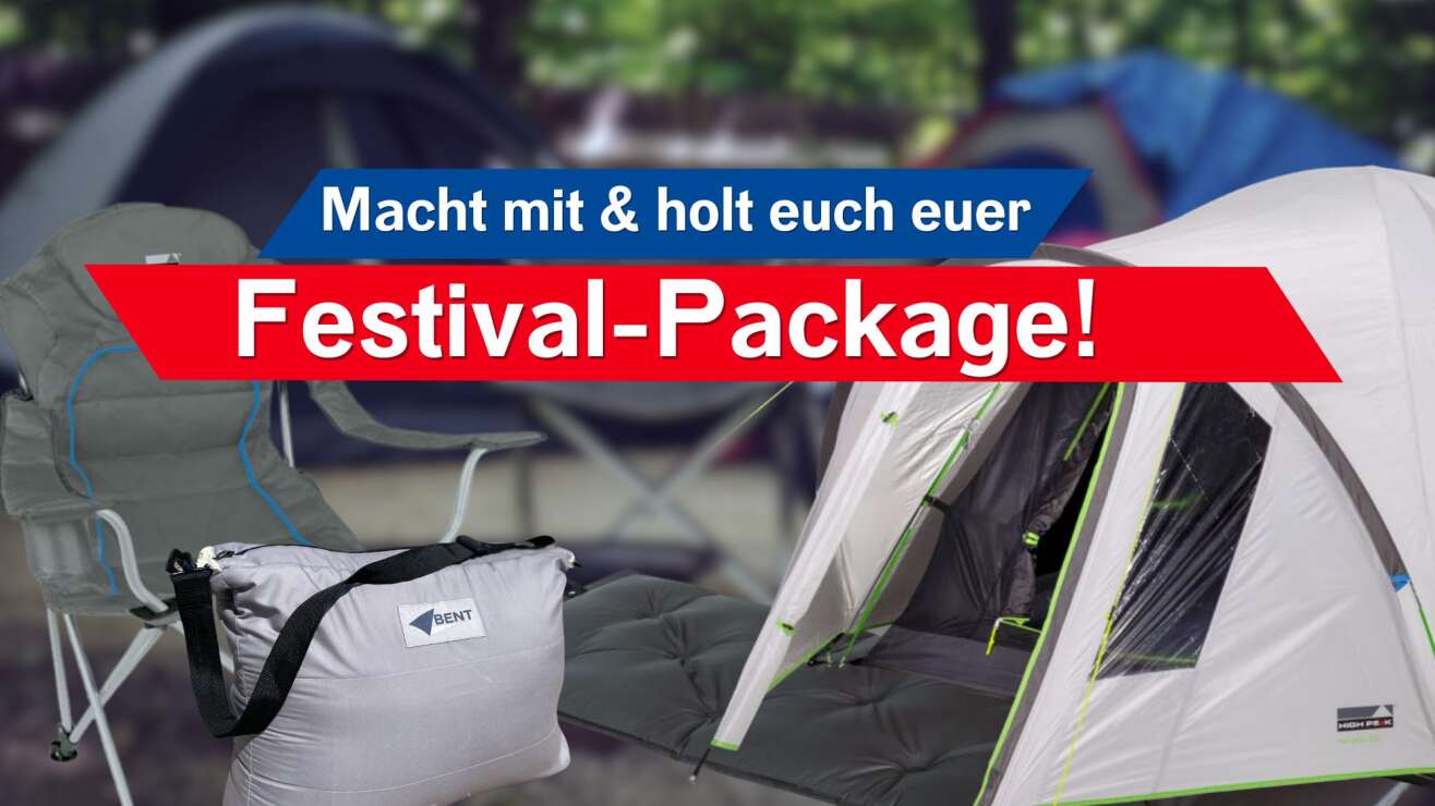Festivalsommer: Mitmachen & Festival-Packages abstauben!