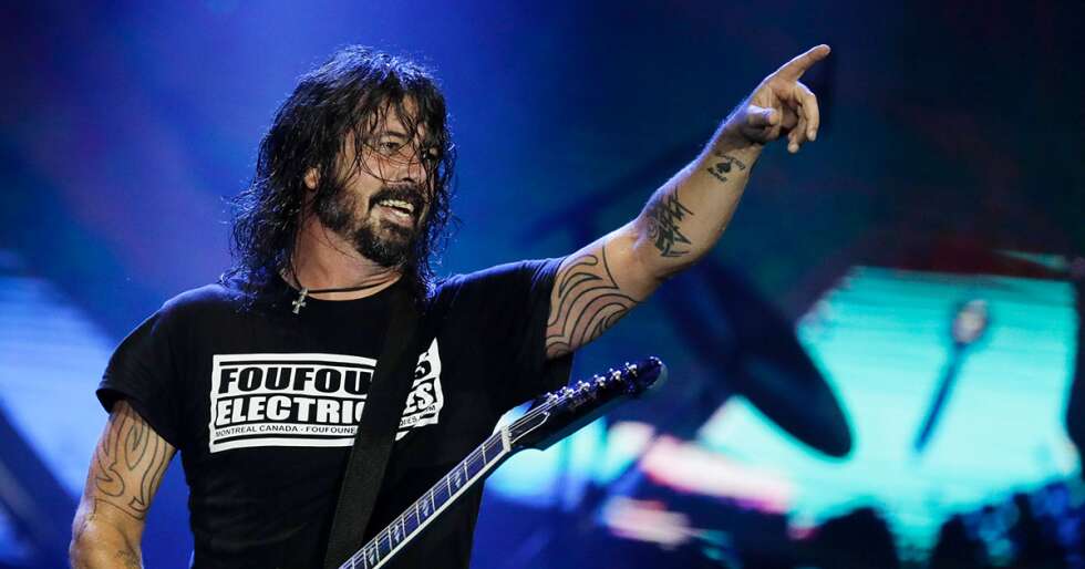 Dave Grohl auf der Bühne