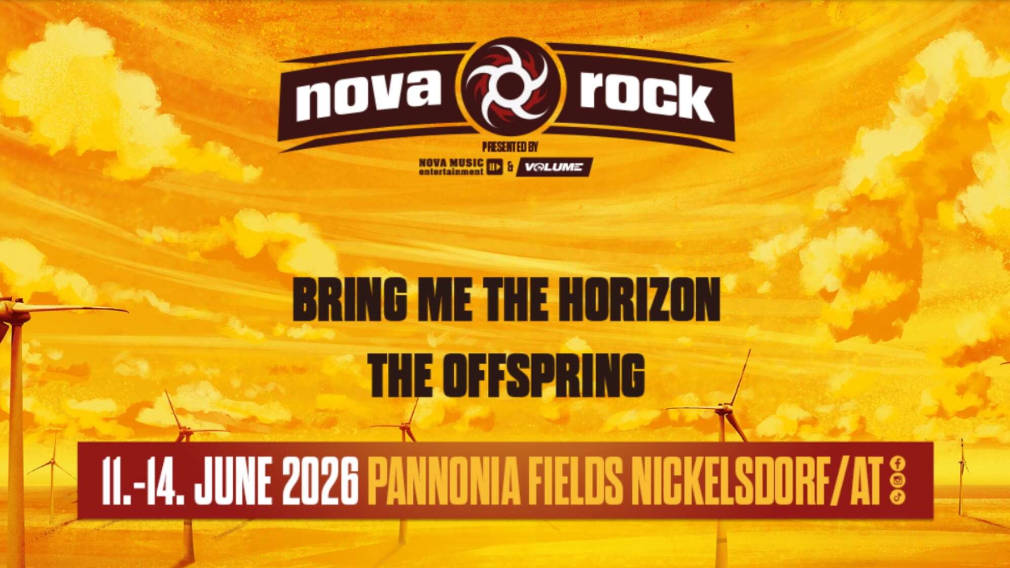 Nova Rock Line-Up
