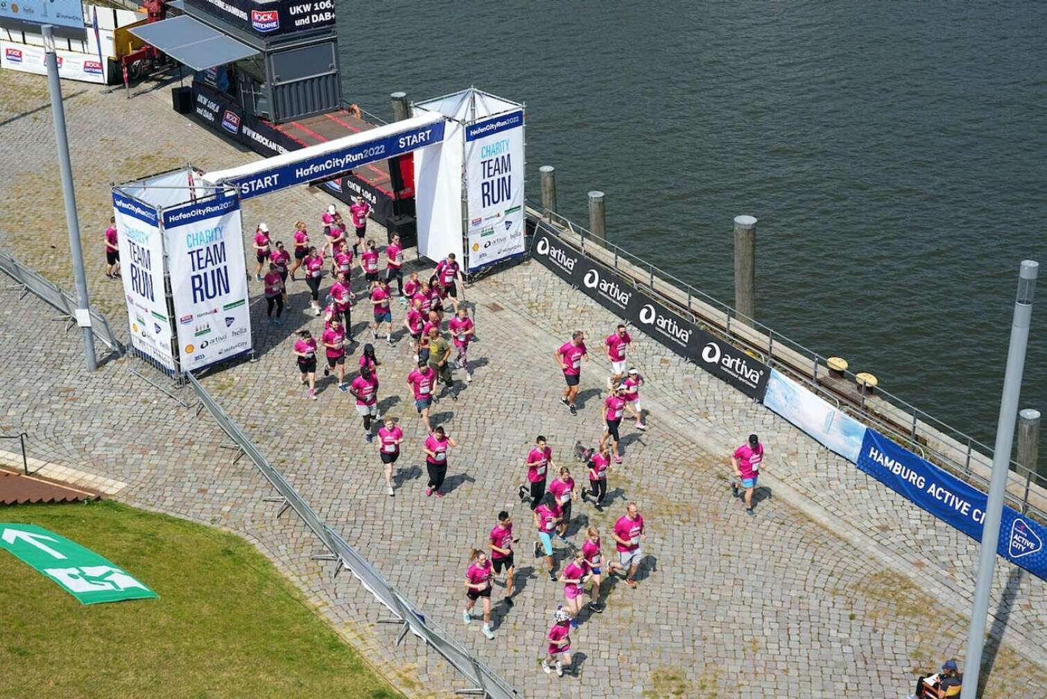 HafenCity Run von oben