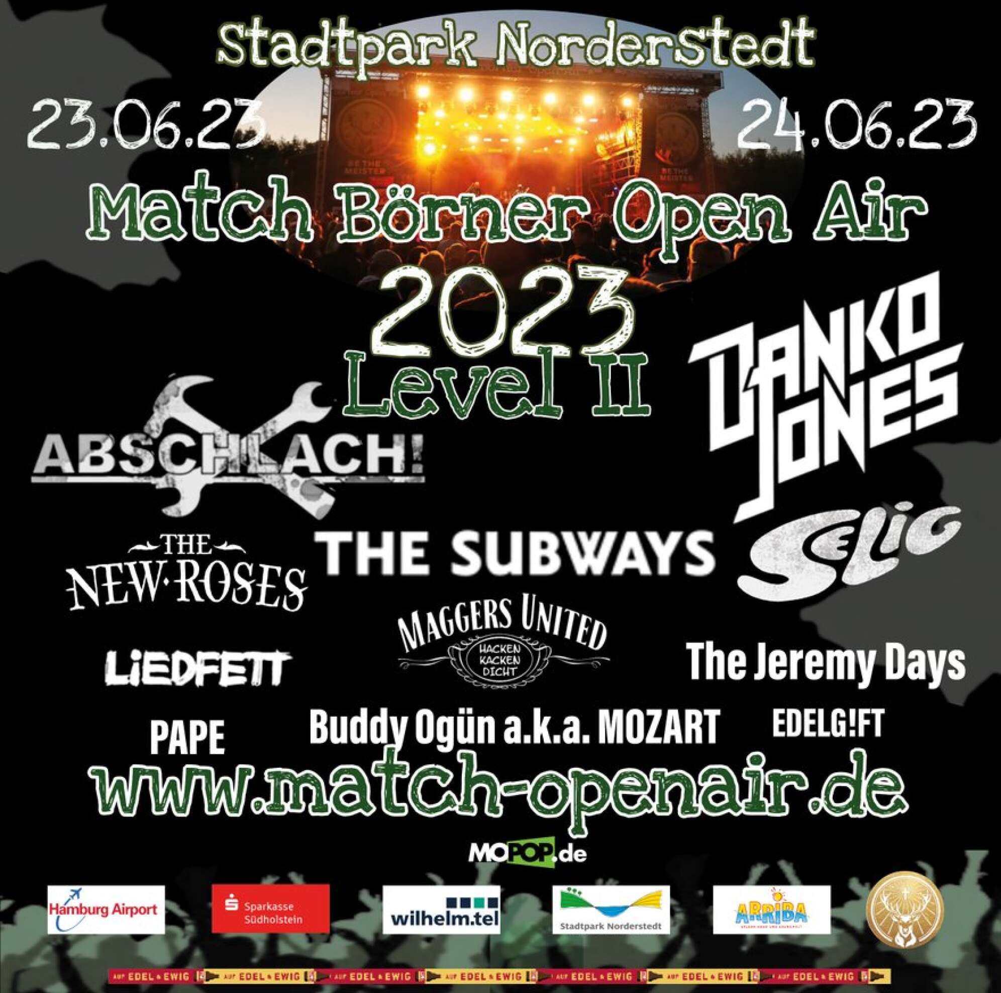 Plakat vom Match Börner Open Air