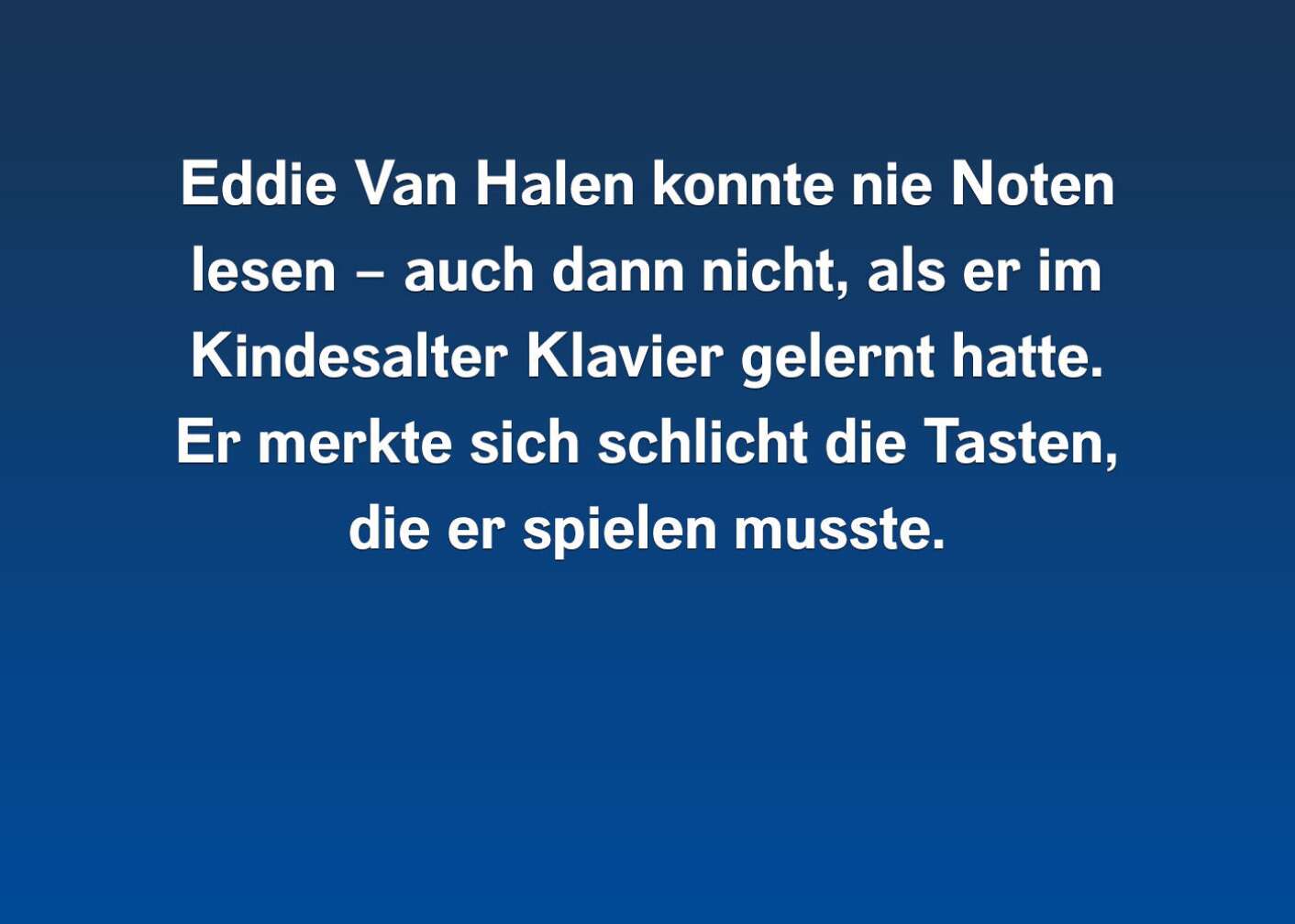 10 Fakten über Eddie Van Halen