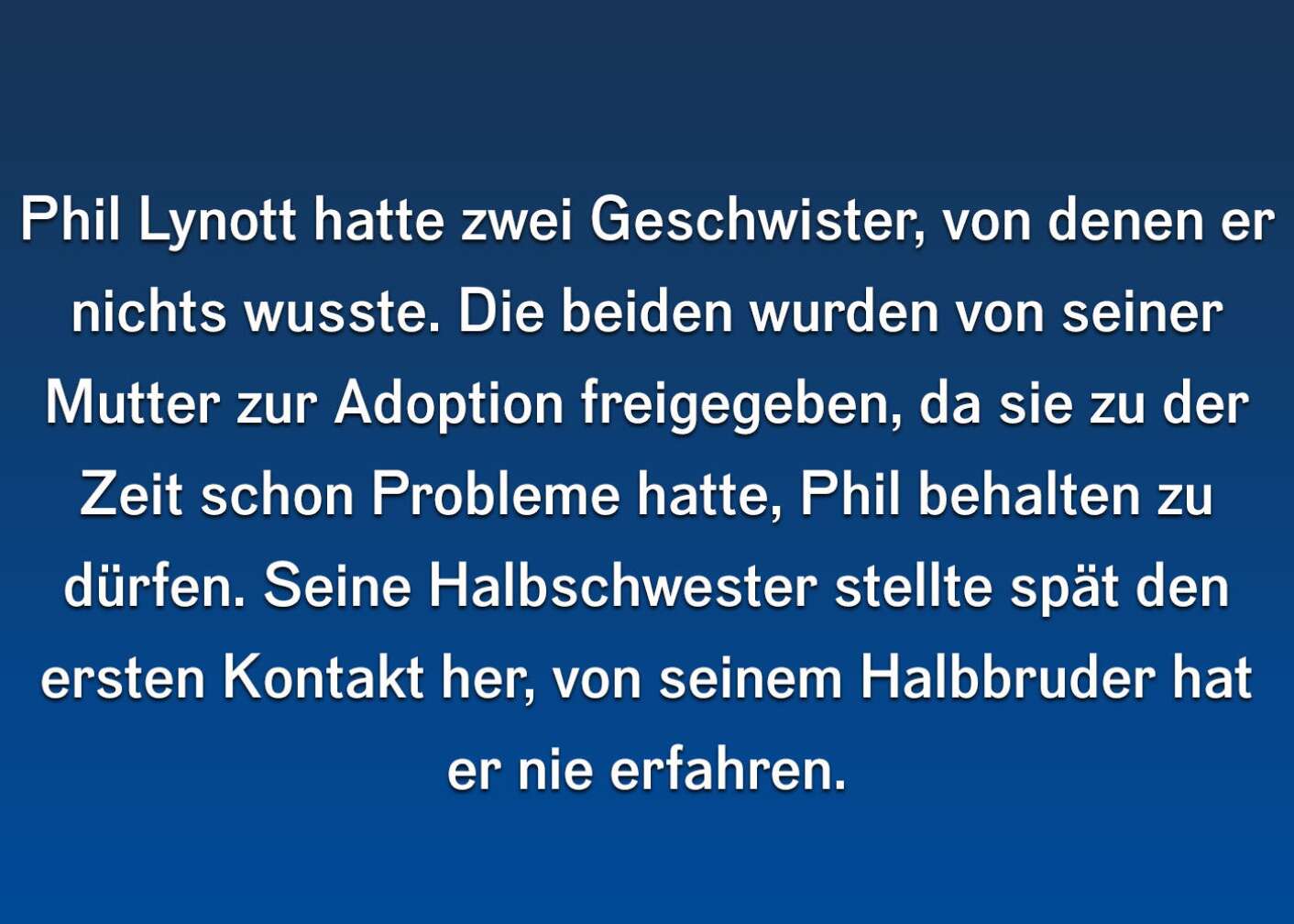 10 Fakten über Phil Lynott