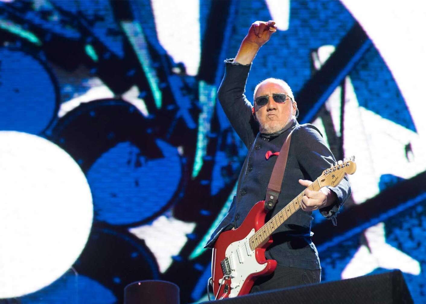 Pete Townshend spielt Gitarre