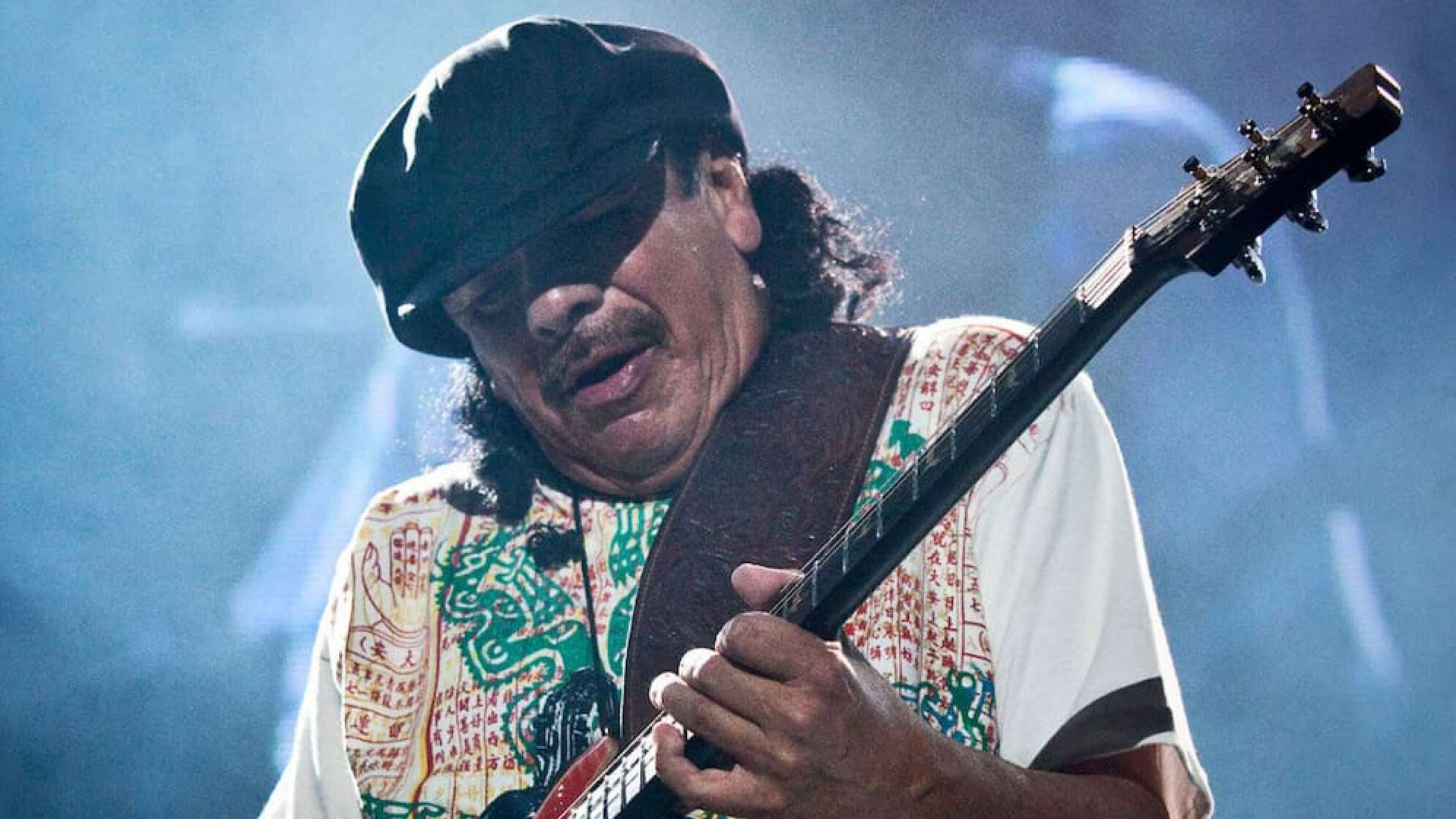 Carlos Santana bei einem Auftritt