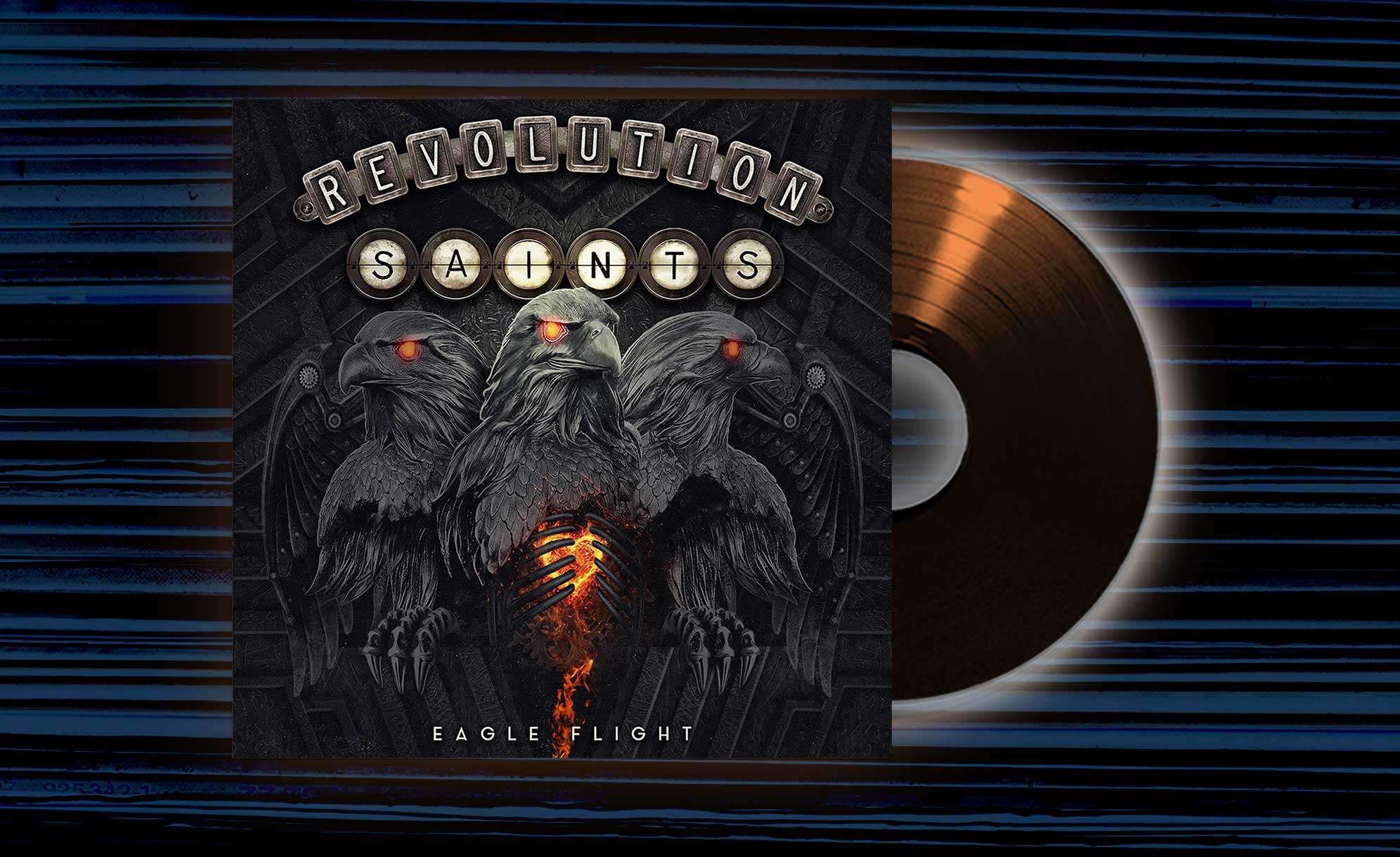 Albumcover von den Revolution Saints: "Eagles Flight"