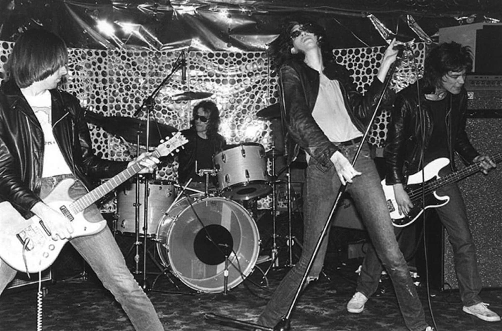 Ramones bei einem Auftritt