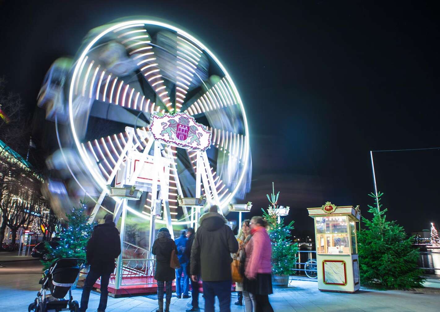 Der Weißerzauber auf dem Jungfernstieg