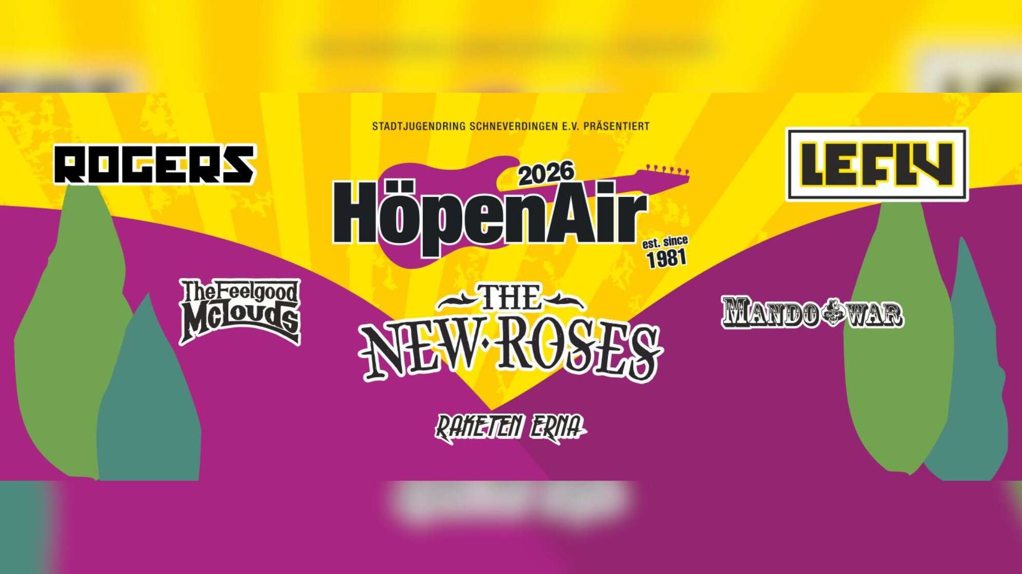 Das Plakat für das Höpen Air 2026