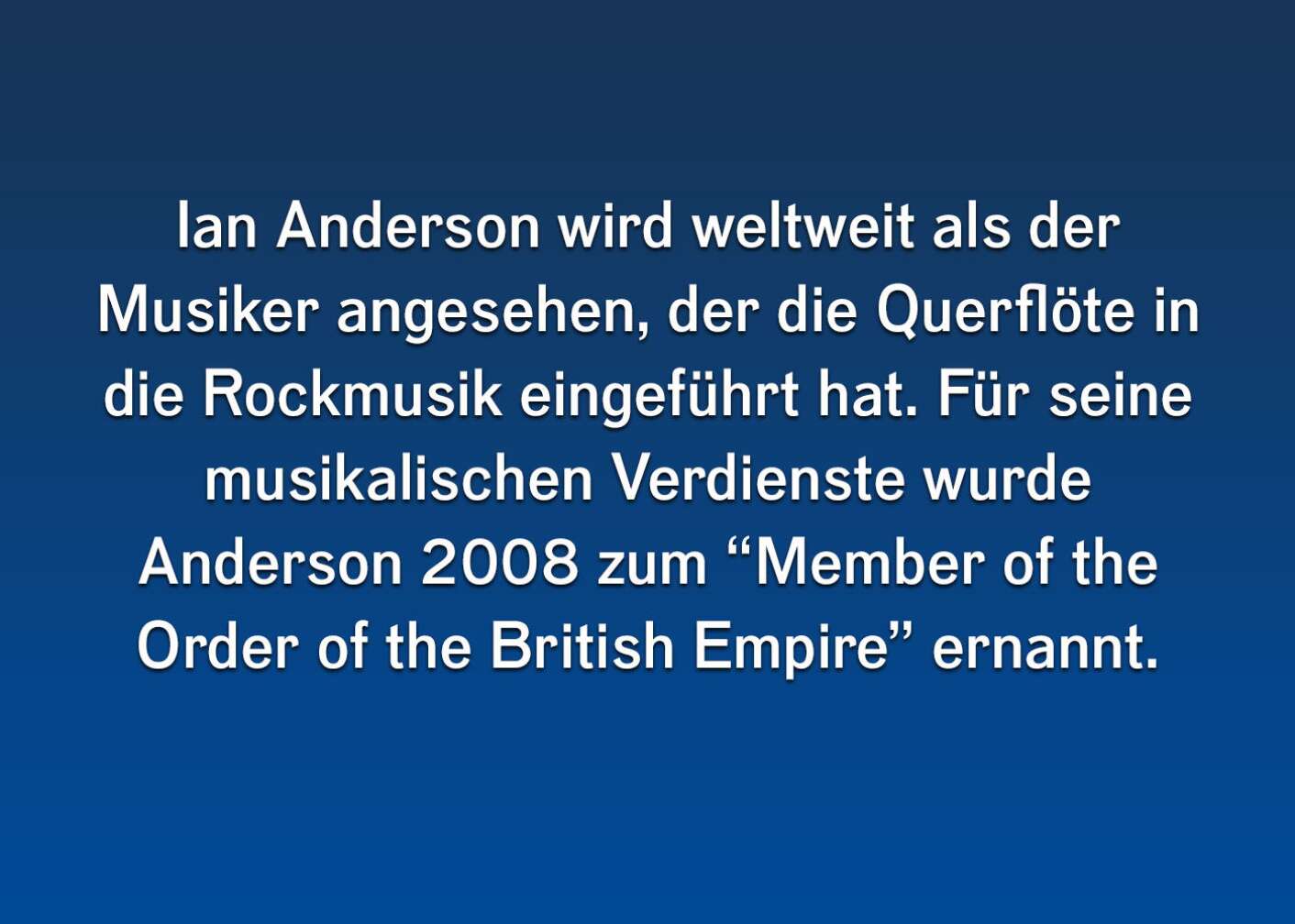 Fakten über Ian Anderson