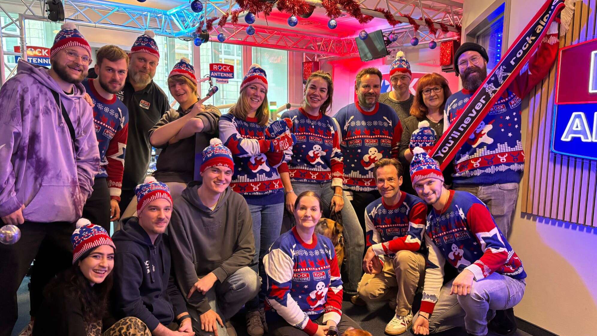 Das ROCK ANTENNE Hamburg Team