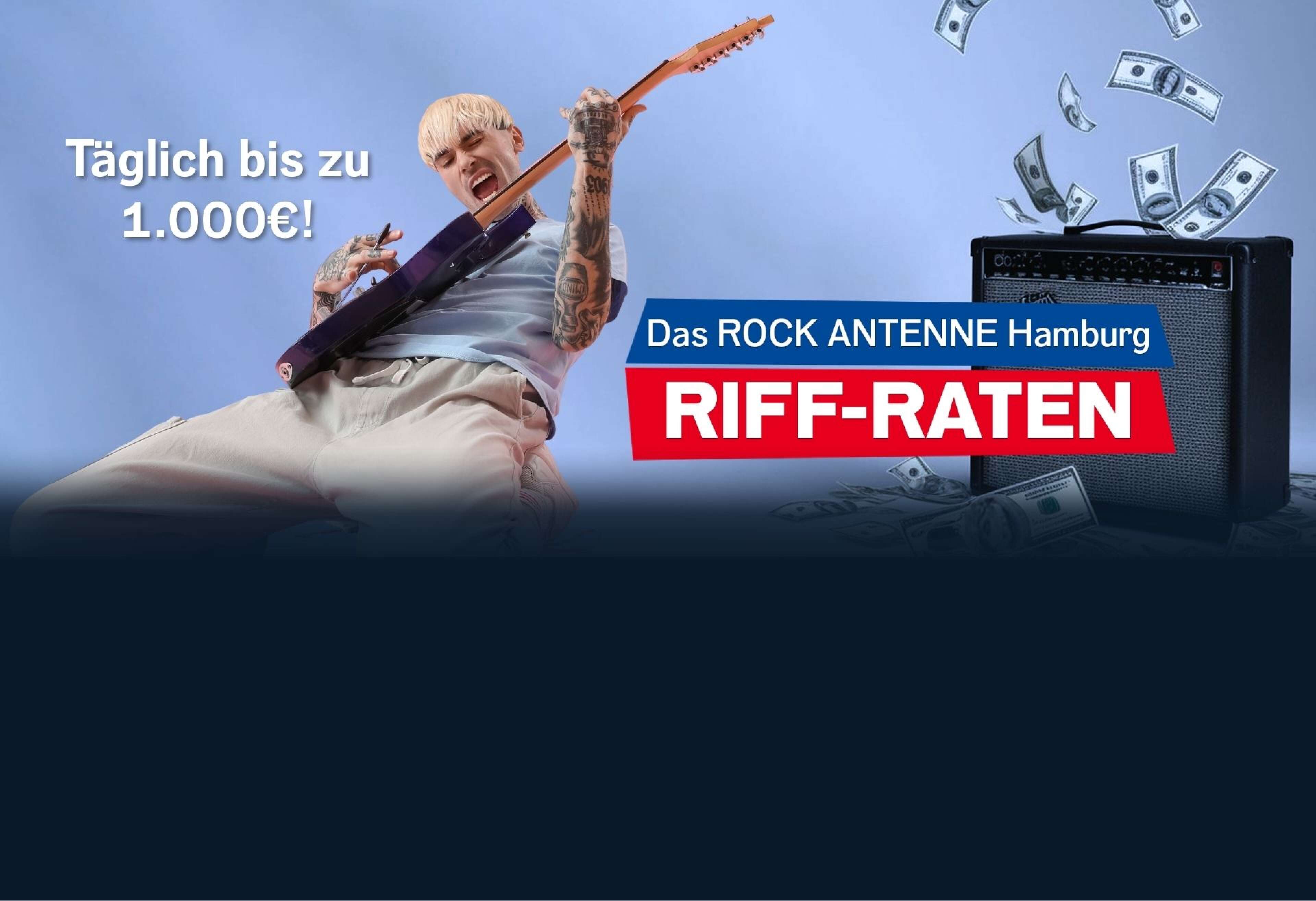 Das ROCK ANTENNE Hamburg Riff Raten