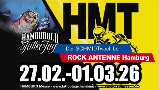 SCHMIDTwoch am 25.02.: Tickets für die Hamburger Motorrad- und Tattoo-Tage!
