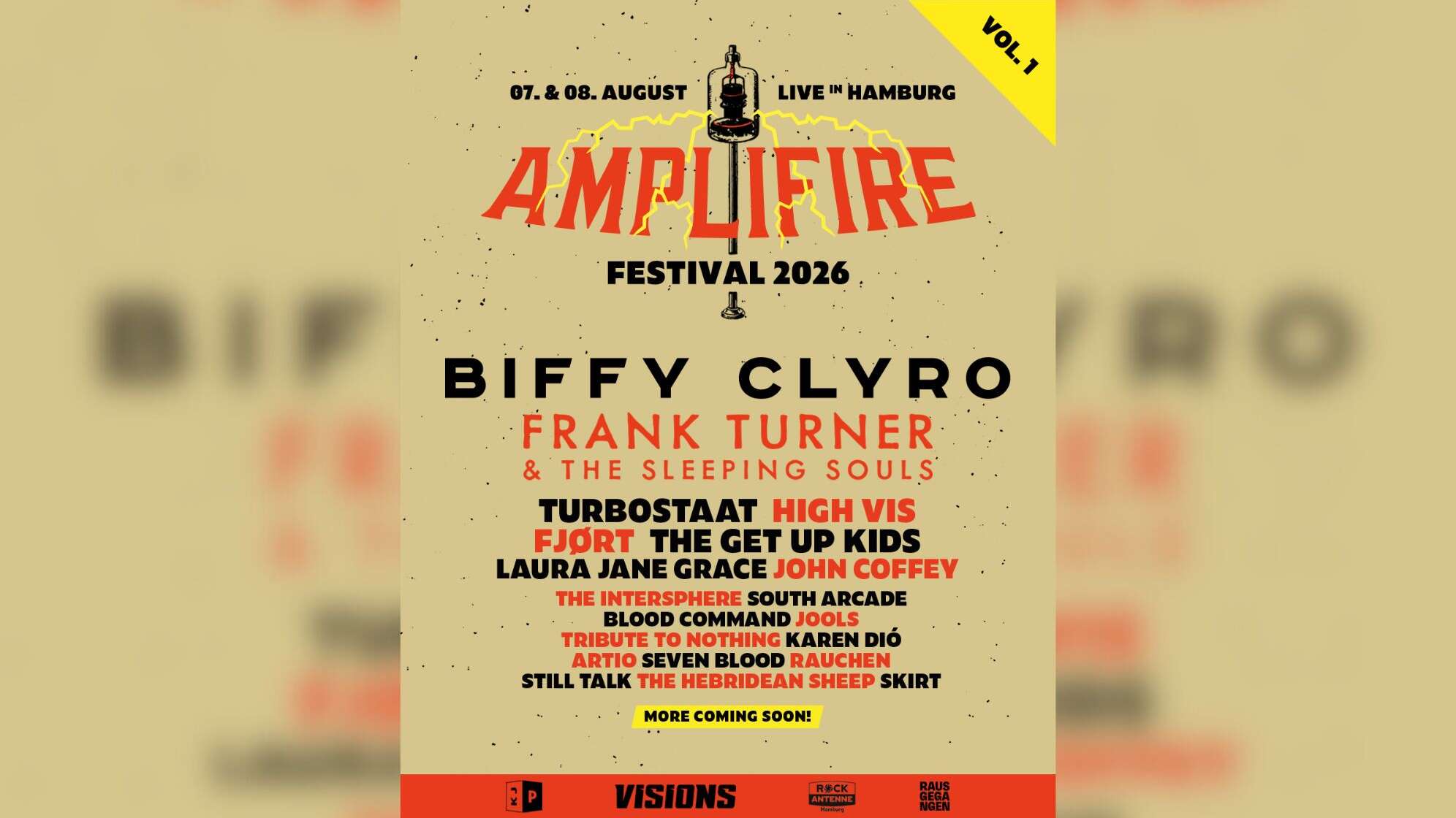 Das neue Lineup des Amplifire Festival 2026
