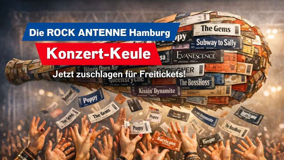 Die ROCK ANTENNE Hamburg Konzert-Keule!