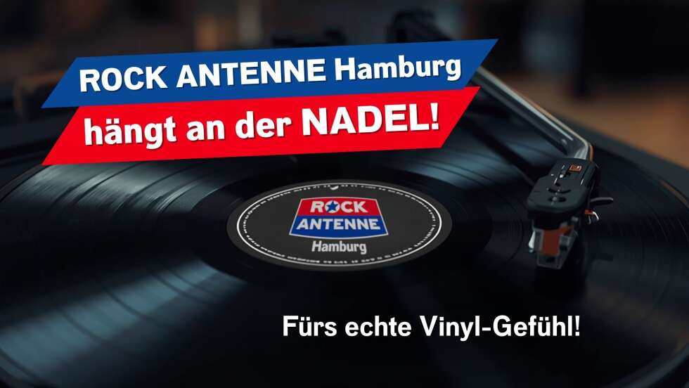 ROCK ANTENNE Hamburg hängt an der Nadel – das echte Vinyl-Gefühl im Radio!
