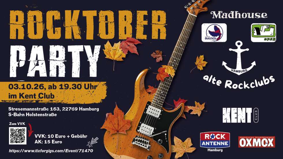 03.10.2026: Rocktoberparty im Kent Club