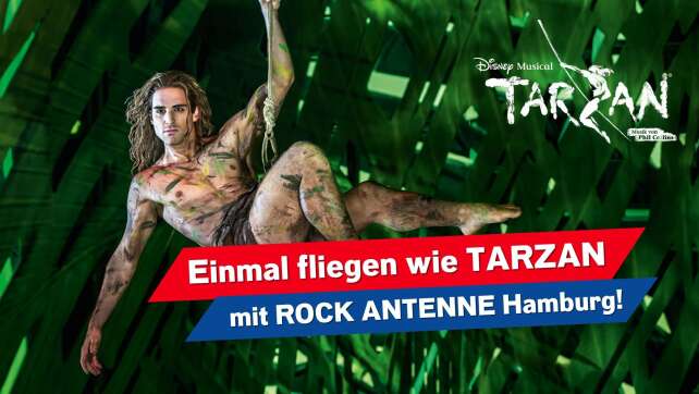 Einmal fliegen wie Tarzan – mit ROCK ANTENNE Hamburg!