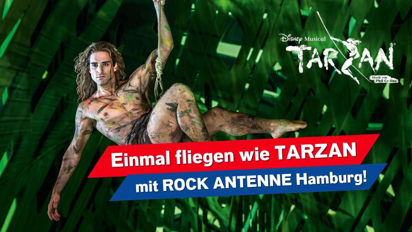 Einmal fliegen wie Tarzan – mit ROCK ANTENNE Hamburg!