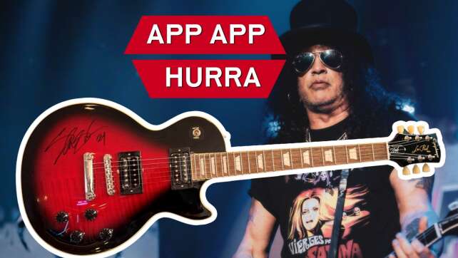 App App Hurra: Mit der ROCK ANTENNE Hamburg App exklusive Slash Gitarre sichern!