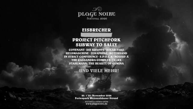 21.-21.11.2026: Plage Noire Festival 2026