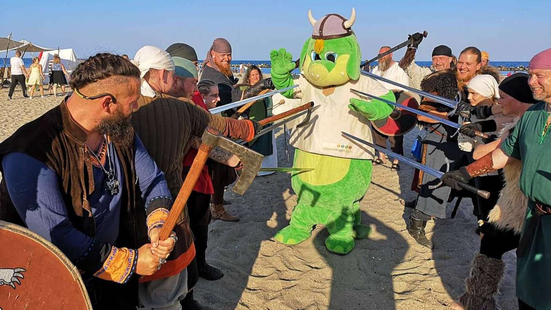 Eindrücke des Wikingerspektakels, eines Wikinger-Fests im Ostsee Resort Dampland