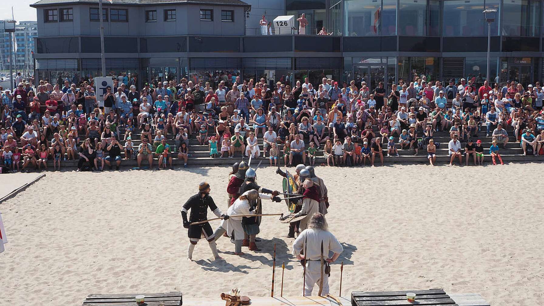 Eindrücke des Wikingerspektakels, eines Wikinger-Fests im Ostsee Resort Dampland