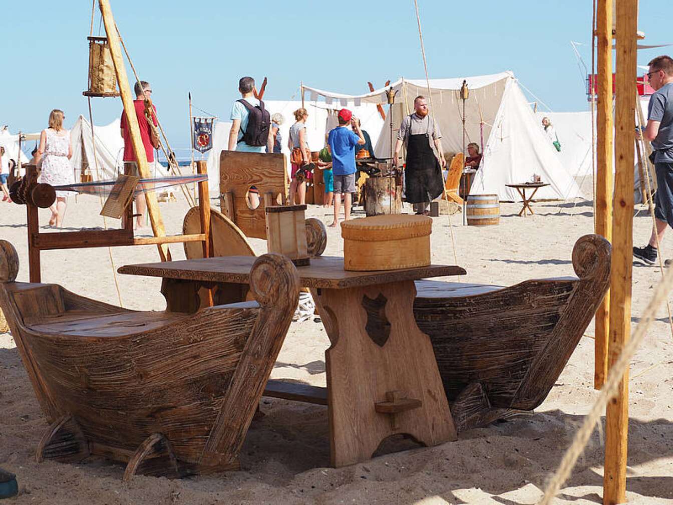 Eindrücke des Wikingerspektakels, eines Wikinger-Fests im Ostsee Resort Dampland