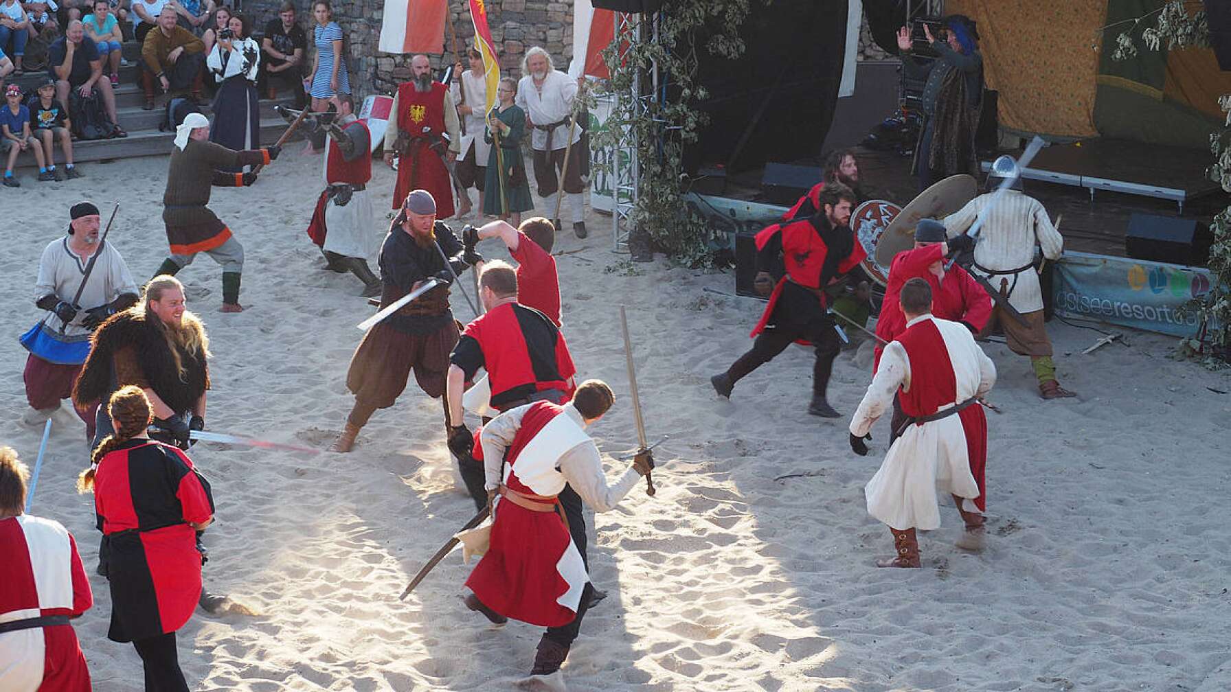 Eindrücke des Wikingerspektakels, eines Wikinger-Fests im Ostsee Resort Dampland