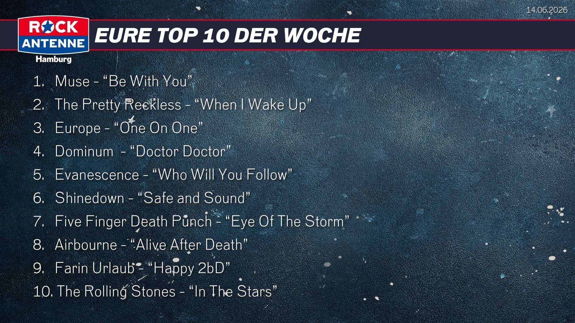 Top 10 vom 14.06.2026