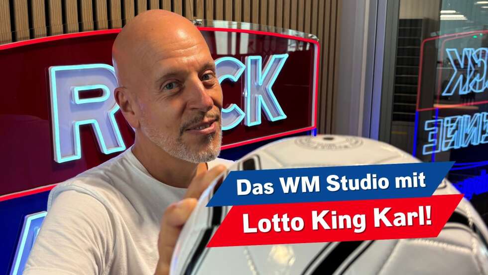 Das WM Studio mit Lotto King Karl