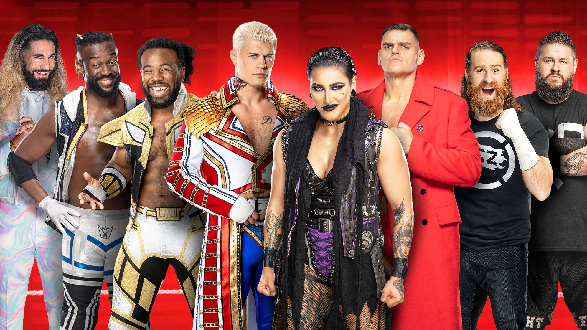 Die Kandidaten für die WWE-Veranstaltungen 2023 in einer Linie aufgereiht