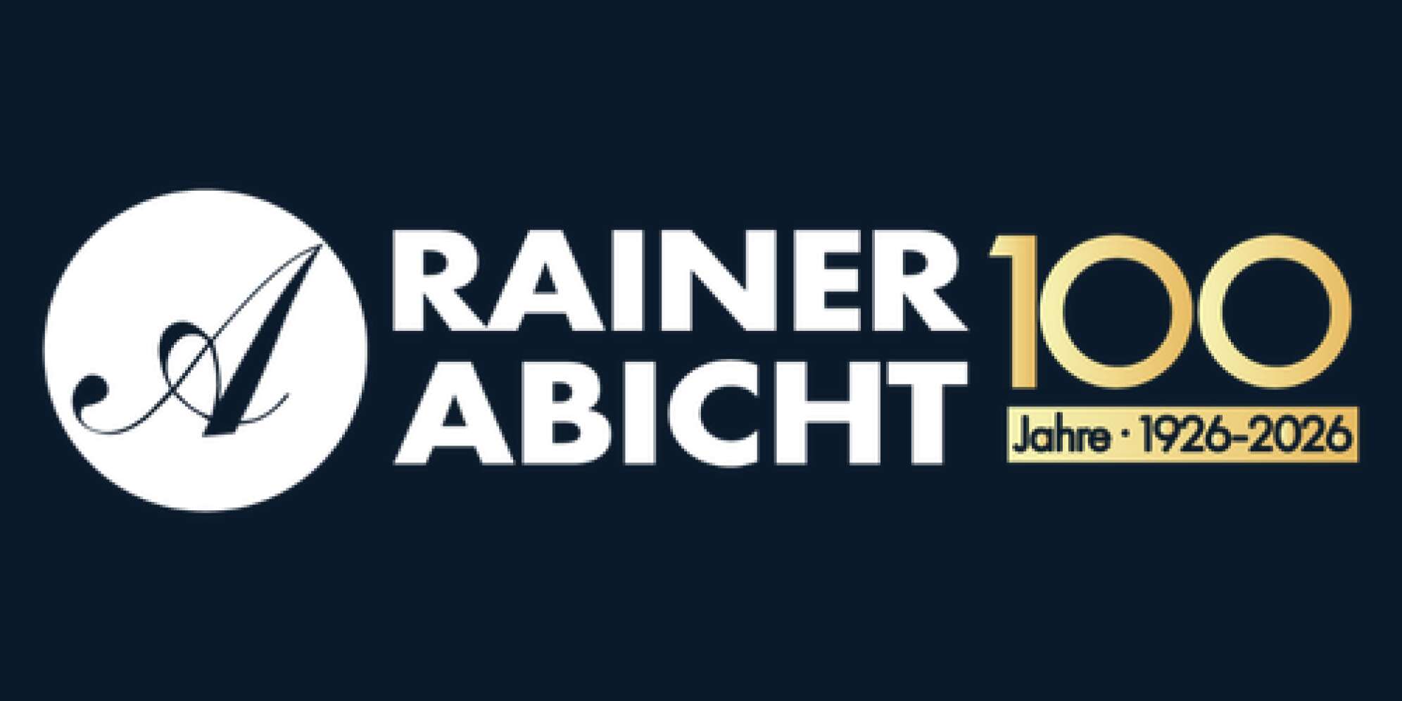 Das Rainer Abicht Logo 100 Jahre