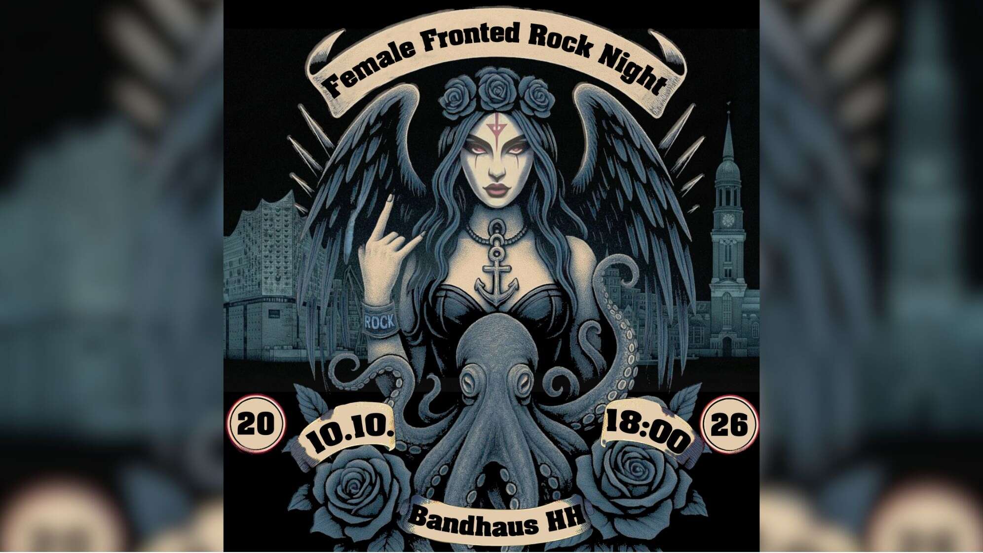 Die Female Fronted Rock Night 2026 im Bandhaus Hamburg am 10.10.2026