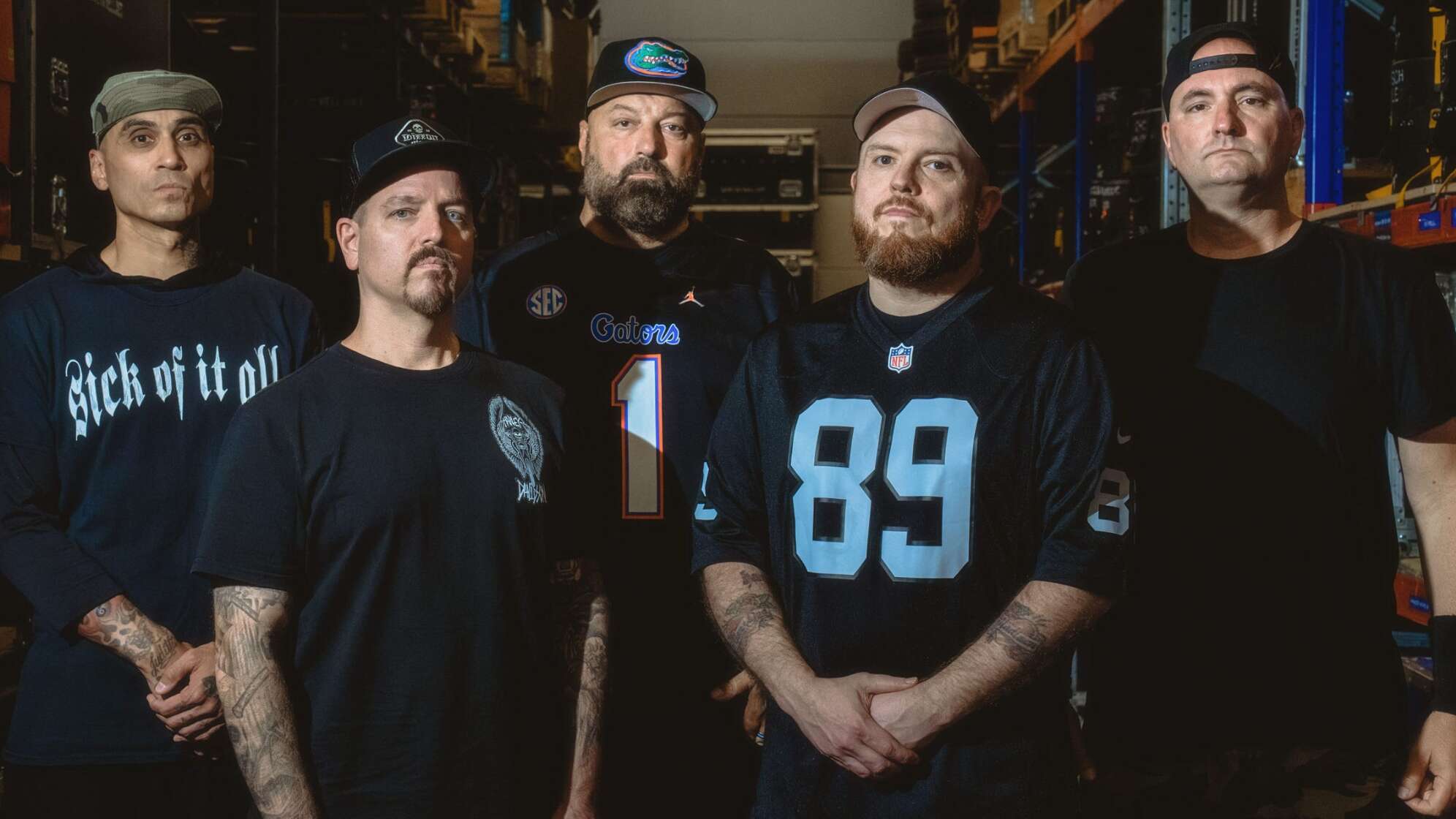 Pressefoto von der Band Hatebreed