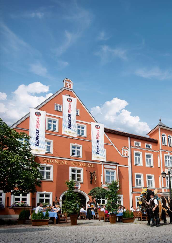 Das Stammhaus von Erdinger
