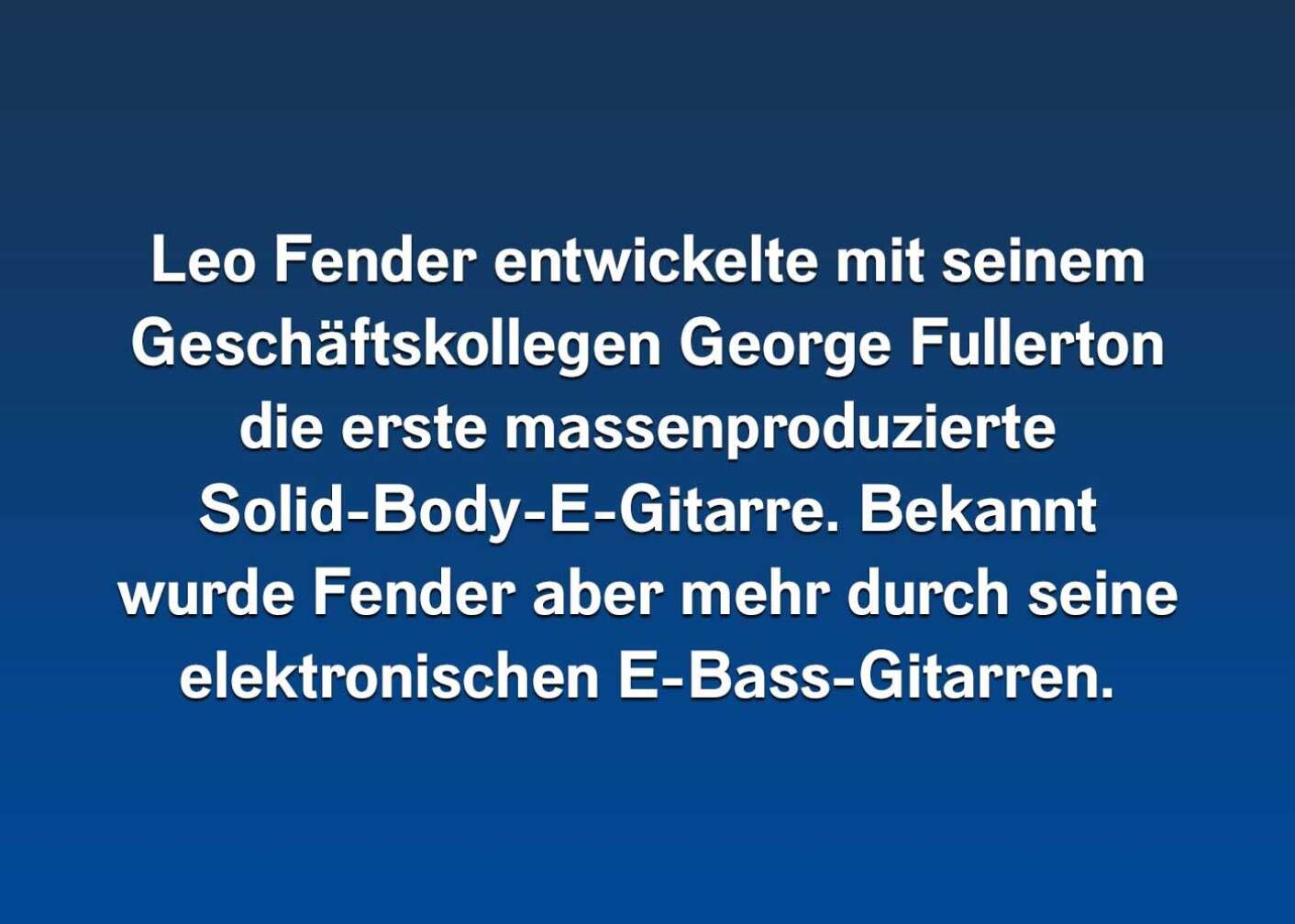 10 Fakten über Leo Fender