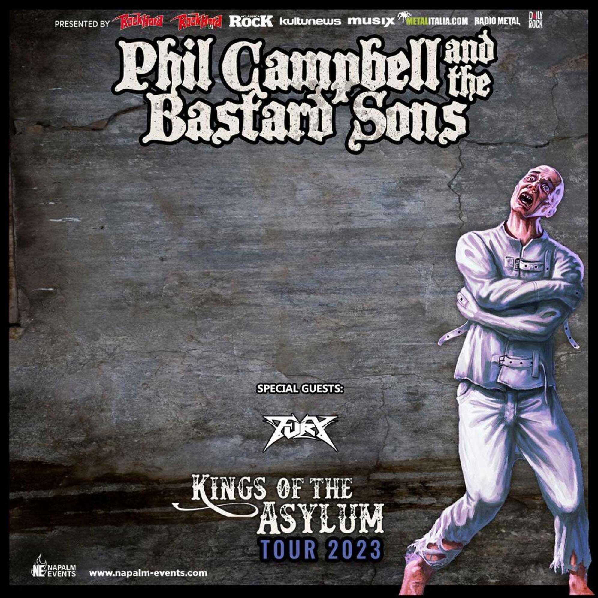 Das Tourplakat von Phil Campbell und the Bastard Sons