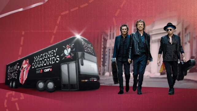 Rolling Stones: Die Pop Up-Bustour zu <em>Hackney Diamonds</em>