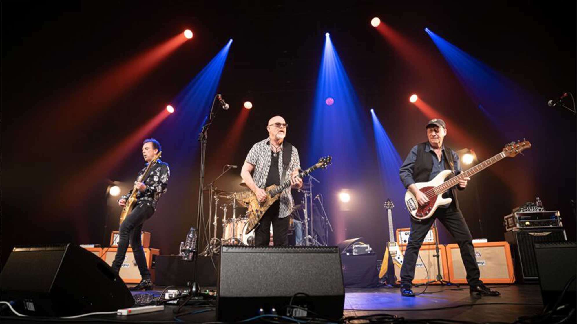 Eine Aufnahme vom Livekonzert von Wishbone Ash