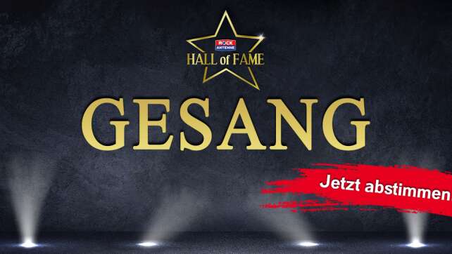 Die ROCK ANTENNE Hamburg Hall of Fame: Jetzt abstimmen in der Kategorie "GESANG"!