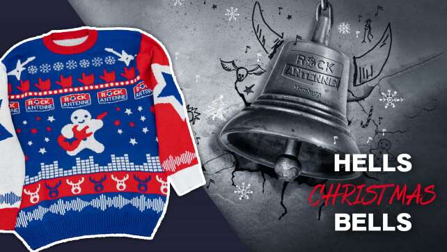 Hells Xmas Bells: Holt euch den ROCK ANTENNE Hamburg Ugly Xmas Sweater!