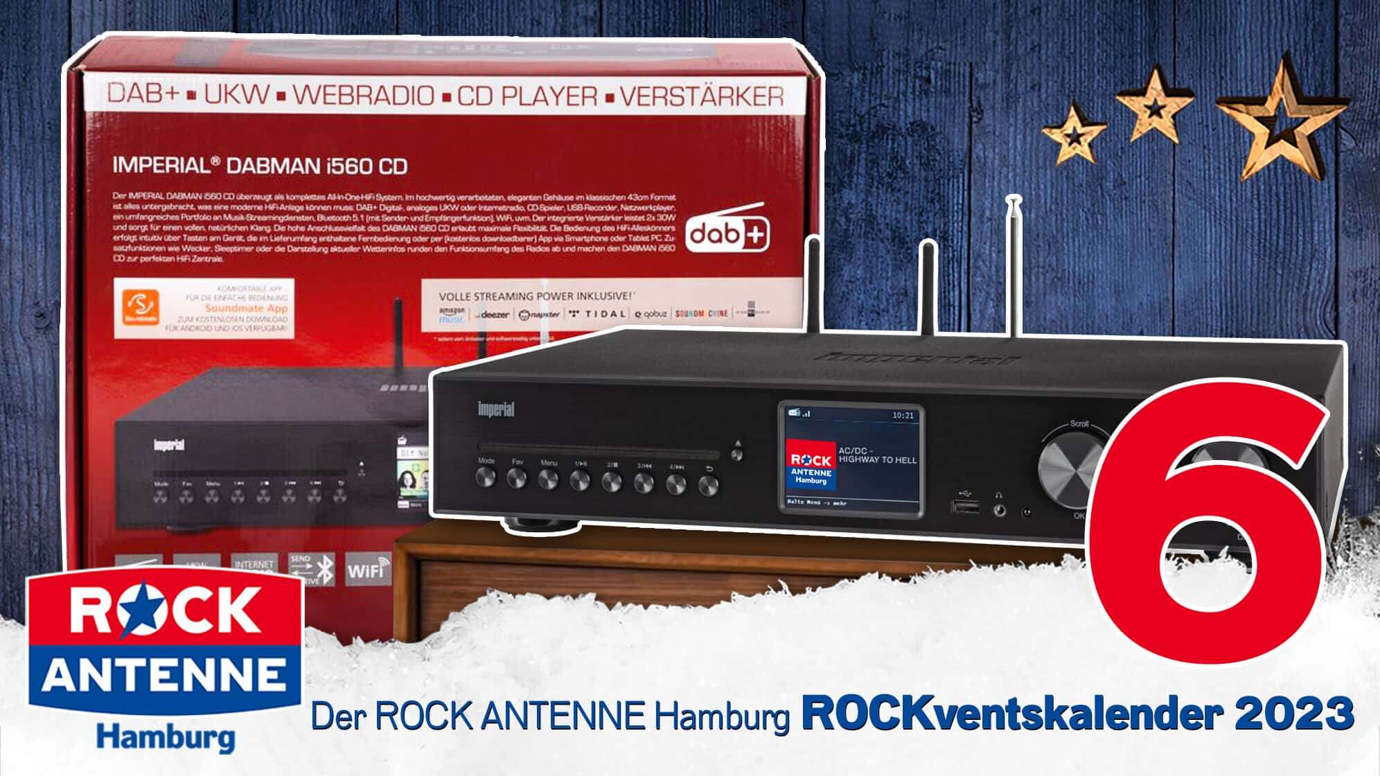 ROCK ANTENNE Hamburg ROCKventskalender Türchen 6: Eine HiFi Anlage von Telestar