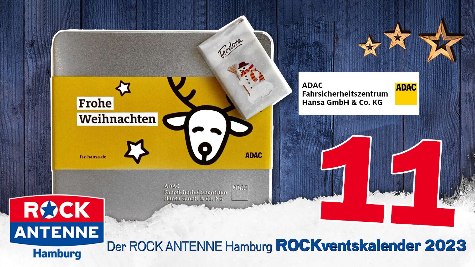 ROCK ANTENNE Hamburg ROCKventskalender Türchen 11: Fahrtraining beim ADAC Fahrsicherheitszentrum Hansa für 2 Personen